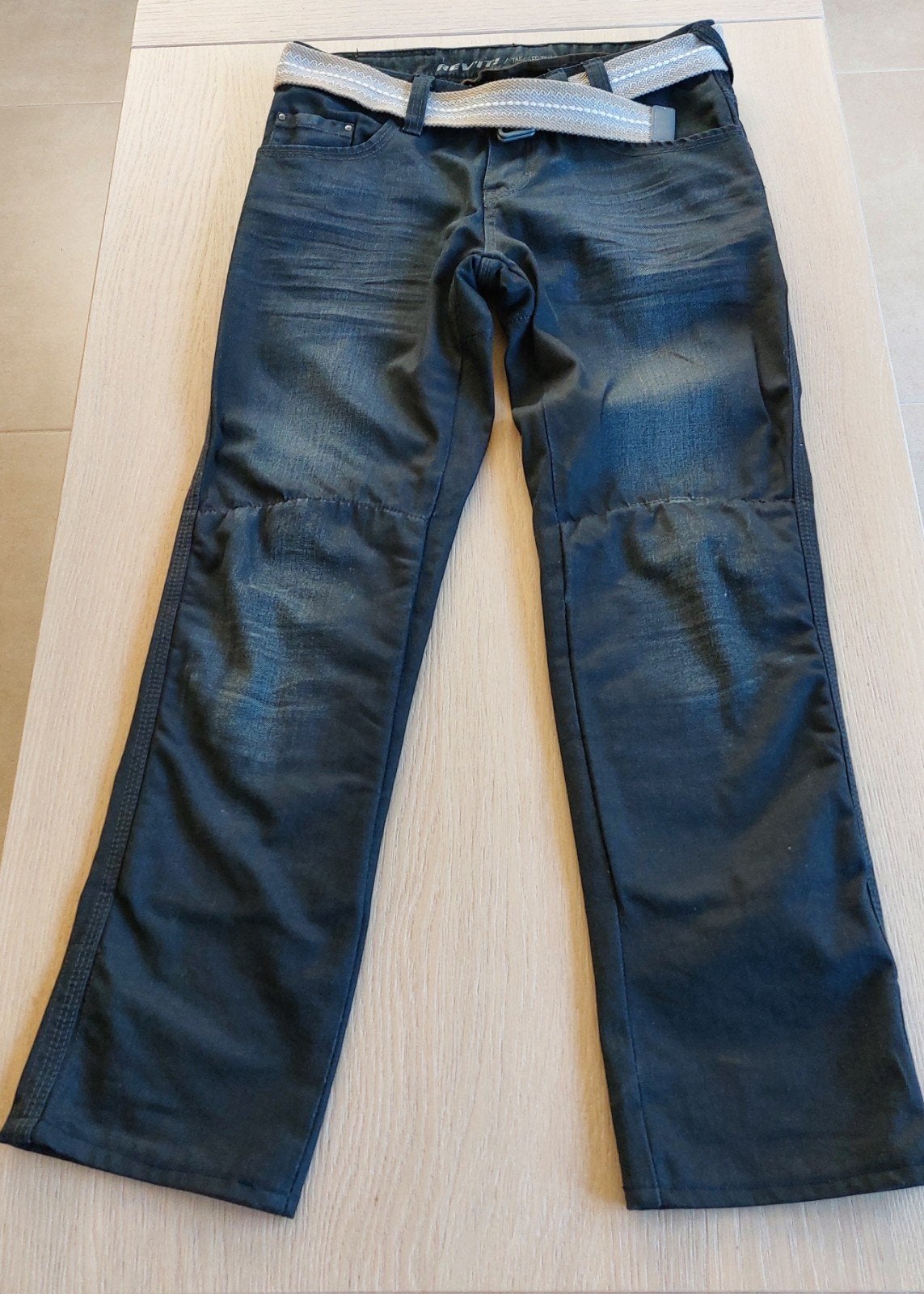Revit dames jeans motorbroek, maat W28, Motoren, Ophalen, Dames