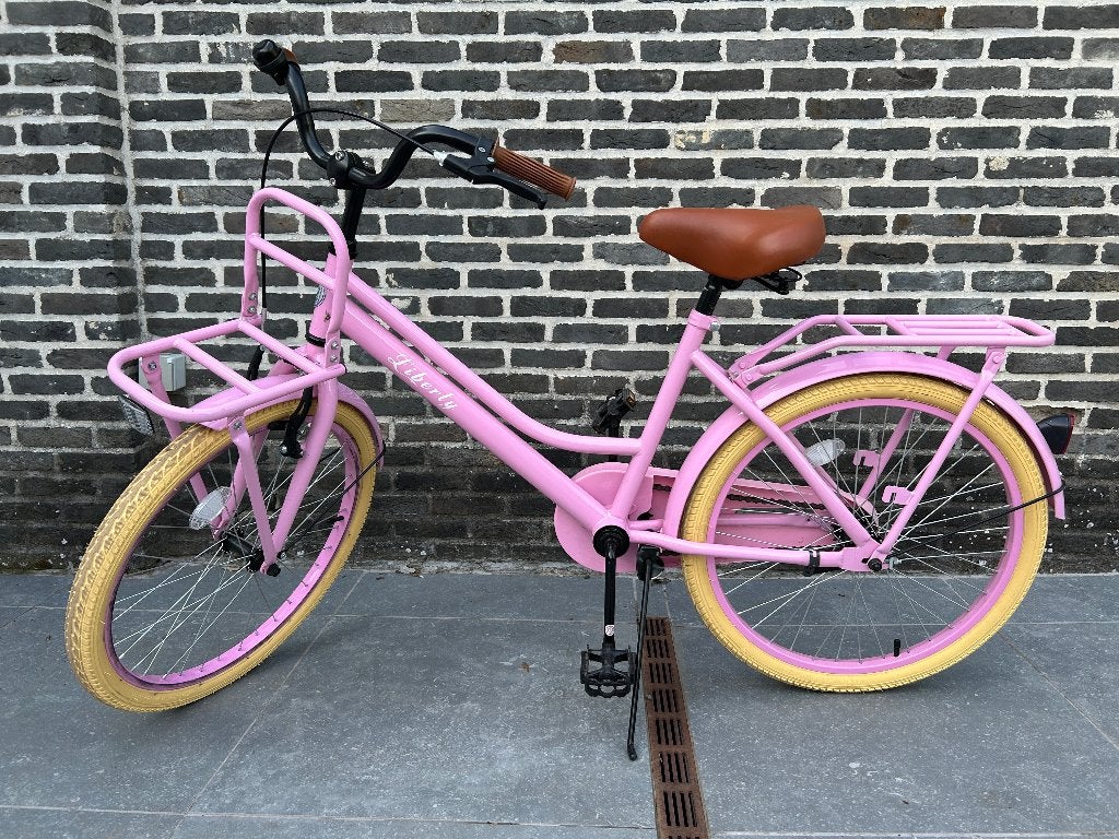 Fiets meisje 22 inch perfecte staat, Fietsen en Brommers, Fietsen | Meisjes, Zo goed als nieuw, 22 inch, Handrem, Terugtraprem