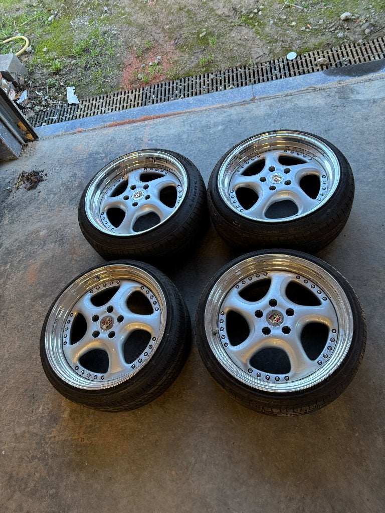 Meerdelige velgen 5x112, Ophalen, Gebruikt, 18 inch, Velg(en)