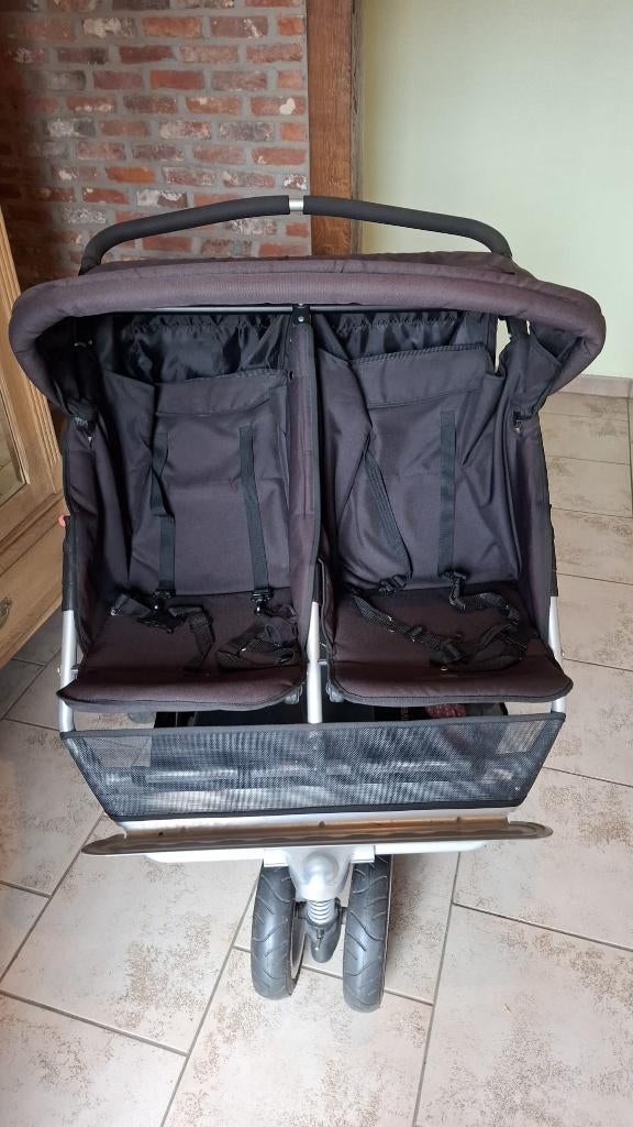 dubbele buggy, Ophalen, Gebruikt, Zonnekap