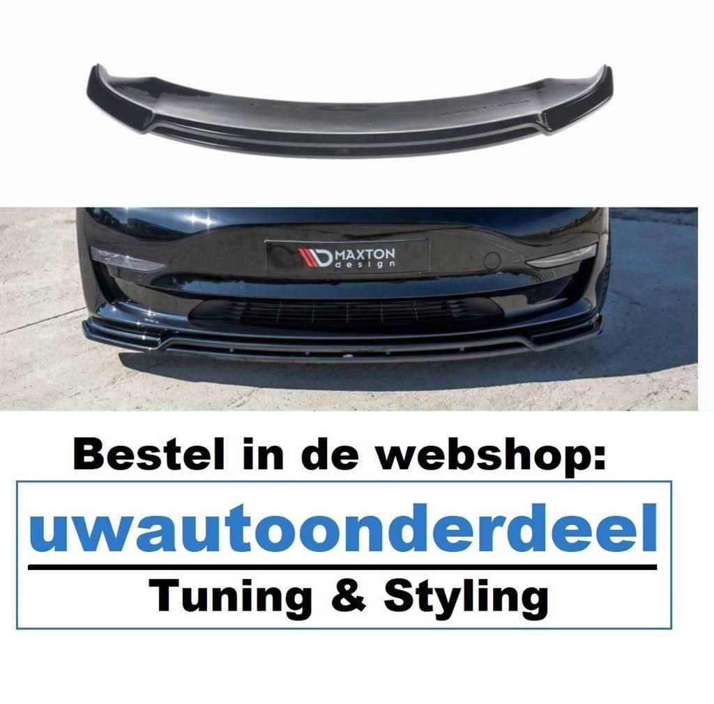 Maxton Design Spoiler Skirt Diffuser Lease Voor Tesla Model, Envoi