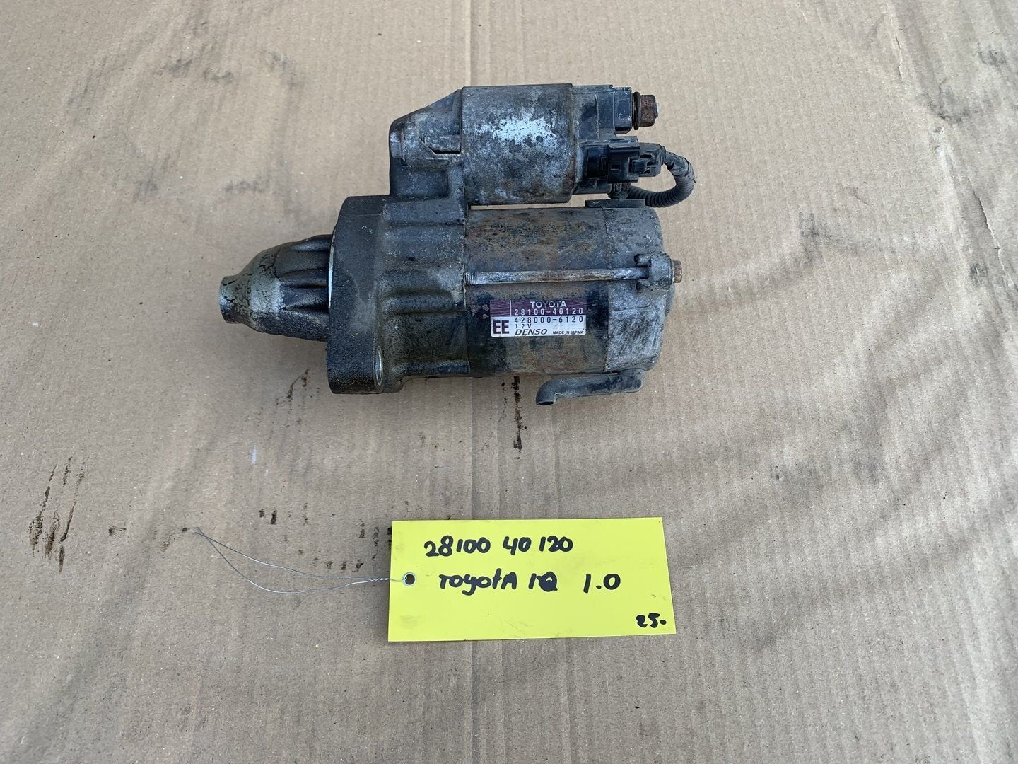 startmotor toyota IQ 2008 tot 2015 2810040120 4280006120, -, Toyota, Utilisé, -