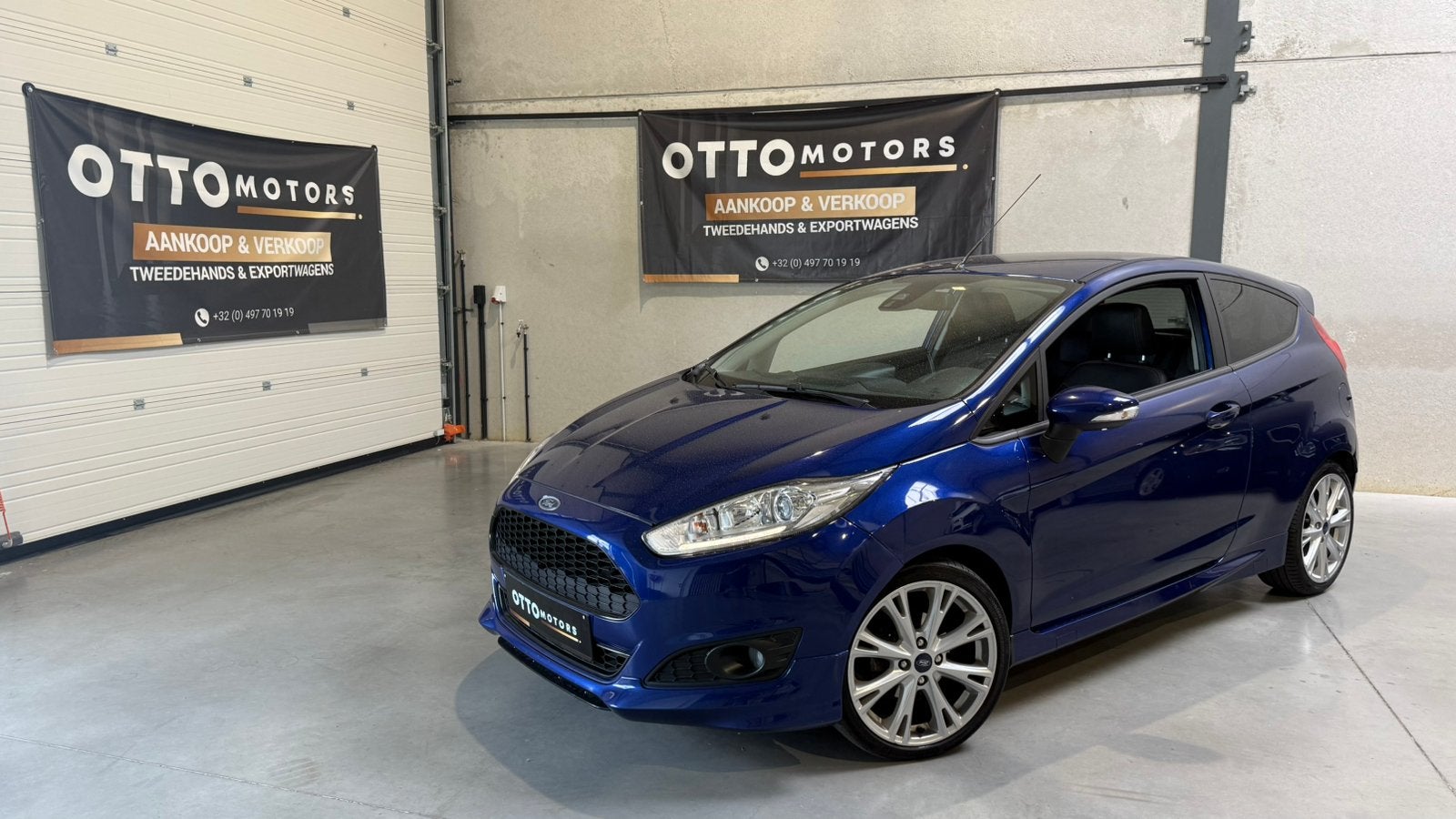 Ford Fiesta | ST- Line | 1.Eigenaar | Full Option | Garantie, Auto's, Zwart, 4 cilinders, Blauw, Leder