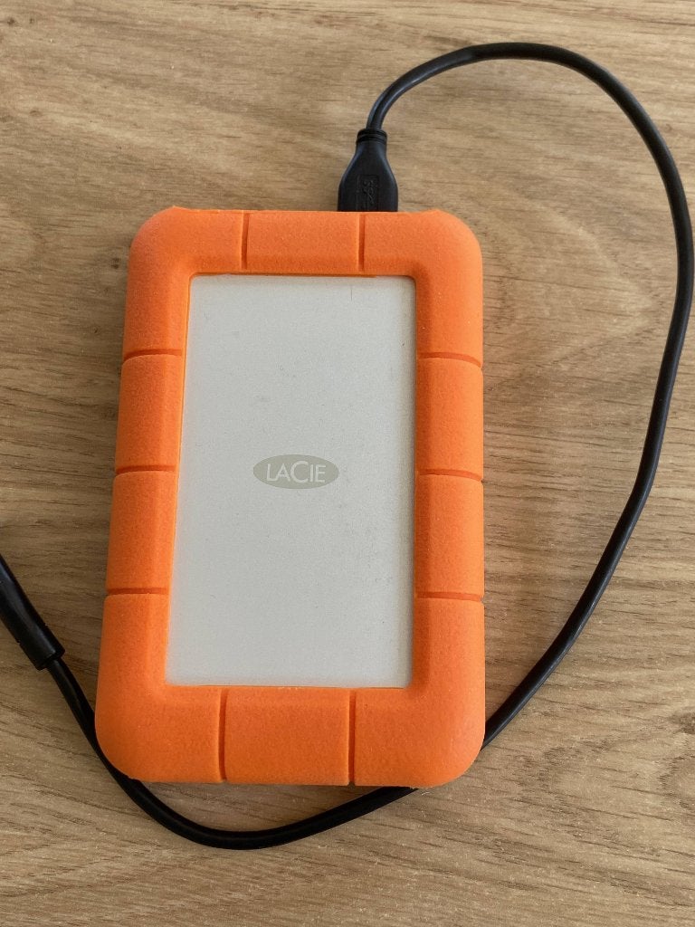 Lacie Rugged HDD Extern 1 Terabyte, Computers en Software, Gebruikt, 1 Terabyte, LaCie, HDD