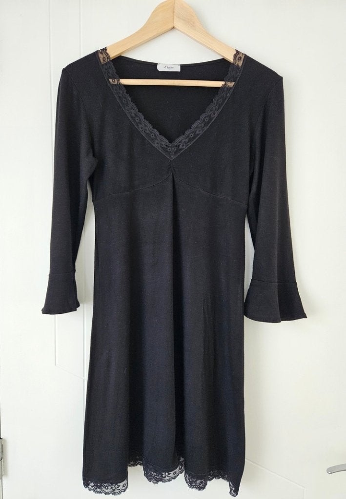 Zwart nachtkleedje, Kleding | Dames, Pyjama's, Etam, Verzenden, Zo goed als nieuw, Maat 36 (S)