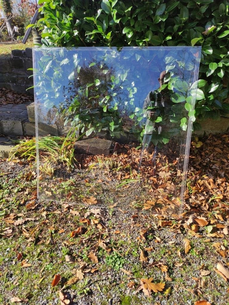 Plexi 1mx1m  8€, Doe-het-zelf en Bouw, Ophalen