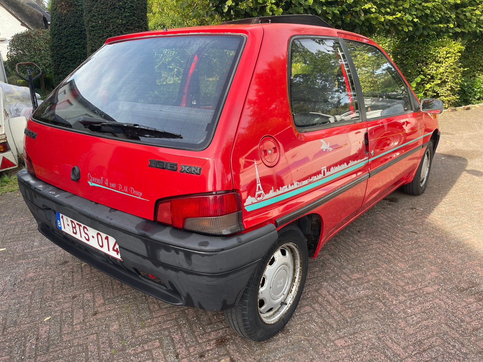 106 1.0 XN 127000Km/Anceitre ! ! ! ! !, Rouge, Achat, 954 cm³, Entreprise