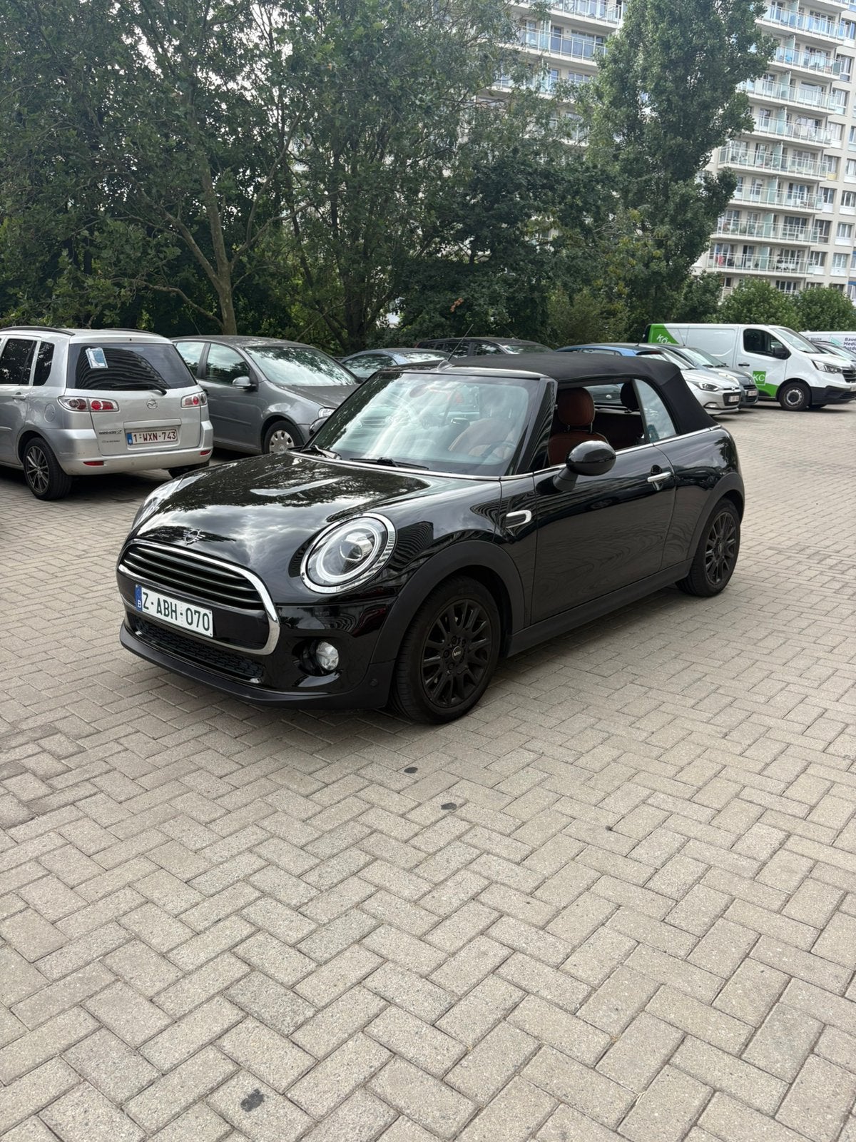 Mini cooper D, Auto's, Euro 6, Cabriolet, Zwart, Leder