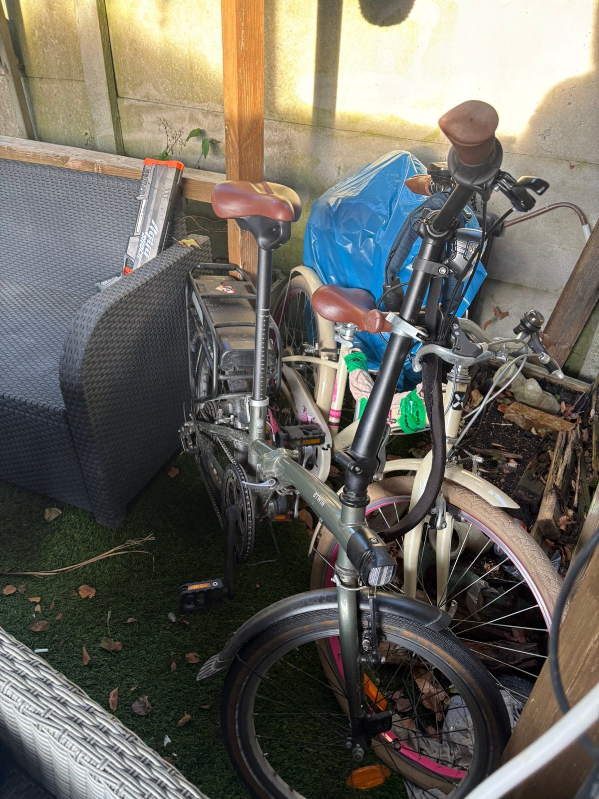 Elektronische plooifiets, Fietsen en Brommers, Ophalen, Gebruikt