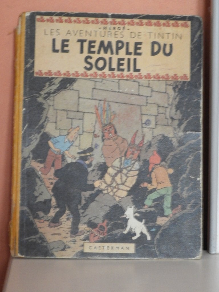 BD TINTIN - "Le Temple du Soleil" EO 1949, Livres, Une BD, Enlèvement ou Envoi, Utilisé, Hergé