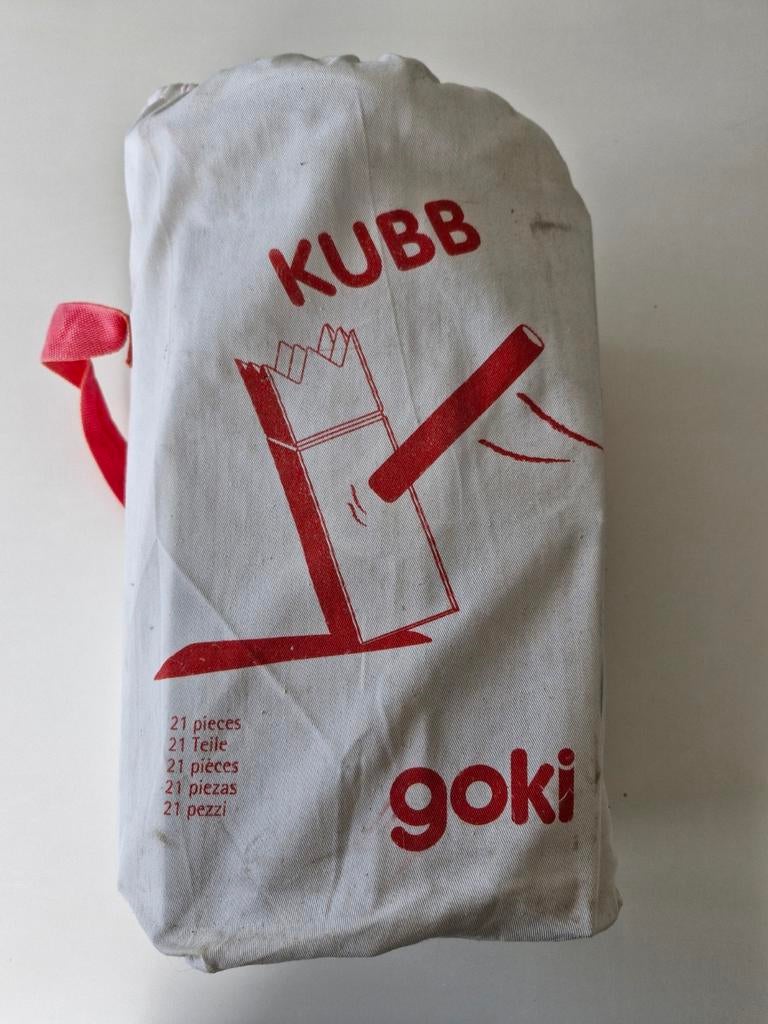 Kubbspel, zo goed als nieuw, Hobby en Vrije tijd, Gezelschapsspellen | Overige, Ophalen