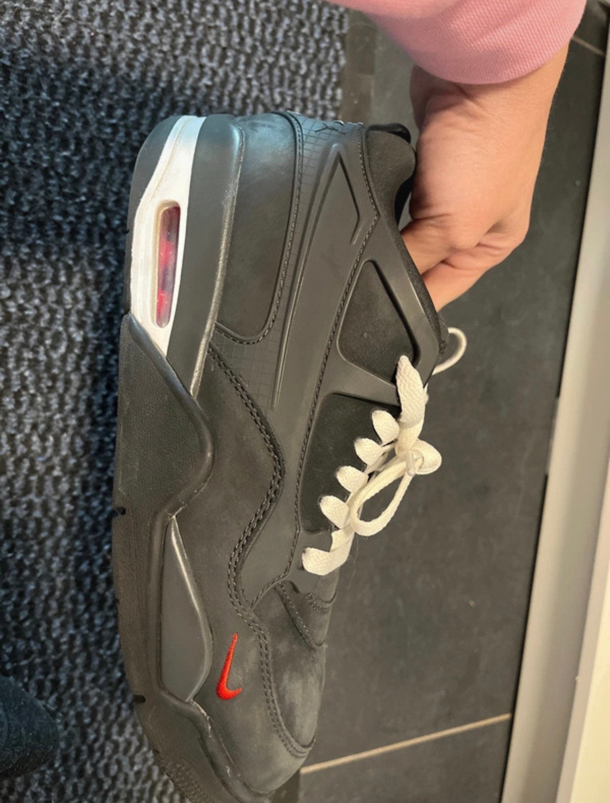 Jordan 4 RM Nigel Grandmas Driveway Grey, Ophalen of Verzenden, Zo goed als nieuw