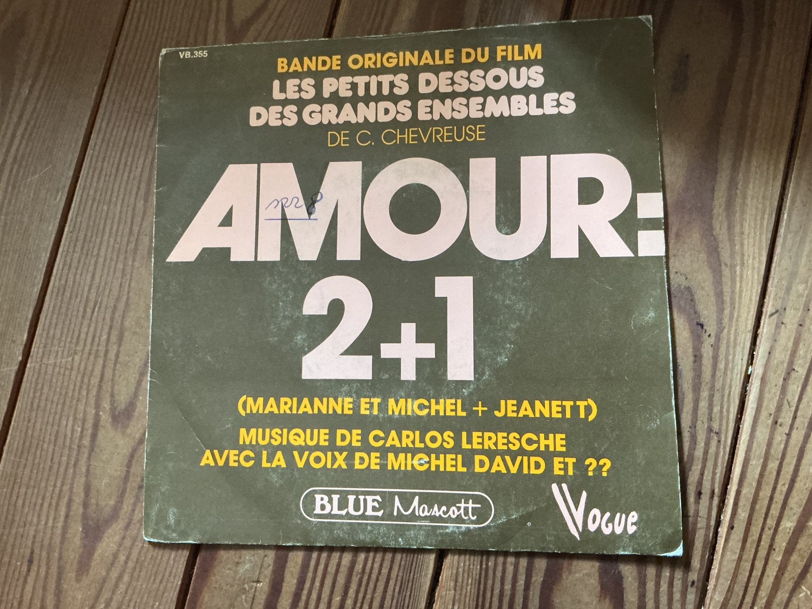 7 » Marianne et Michel + Jeanett - amour : 2+1, Enlèvement ou Envoi, Utilisé