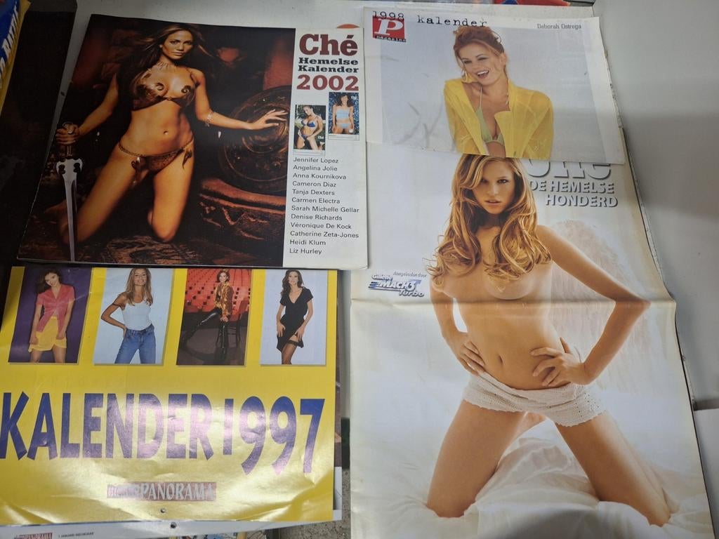 Oude p-magazine en ché kalenders, Ophalen of Verzenden