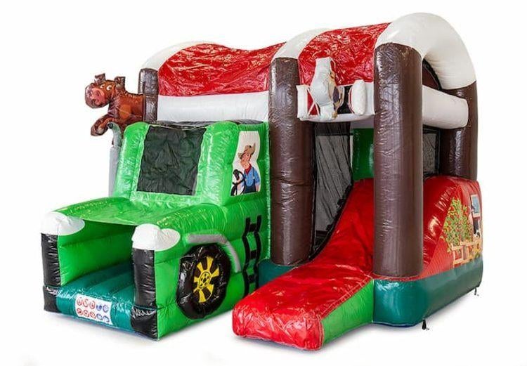 springkastelen te huur 100€/dag, Ophalen, Zo goed als nieuw