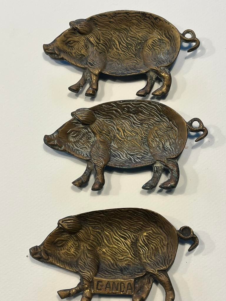 Brons of koper ringschoteltjes, Ophalen, Brons