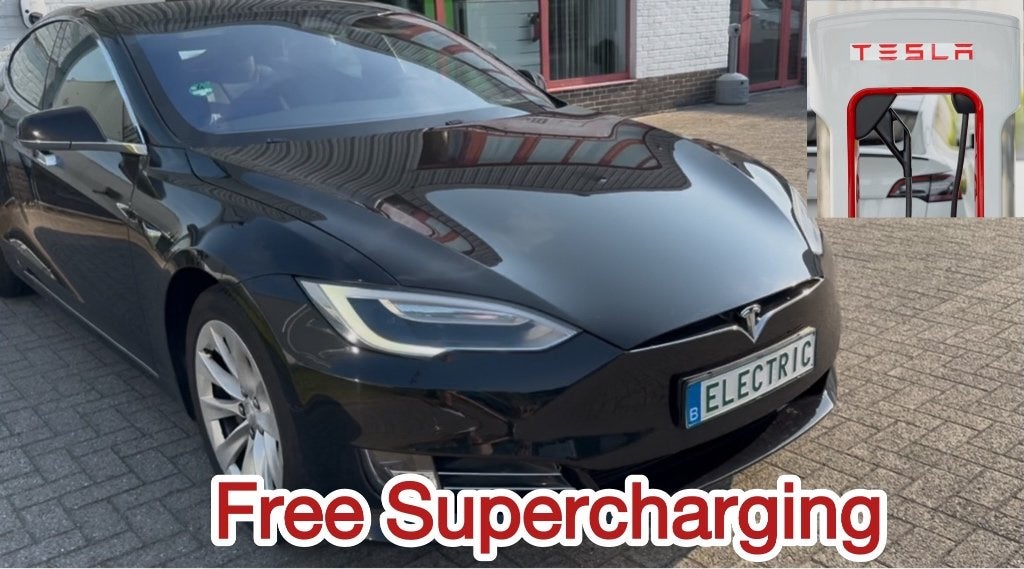 Tesla Model S75 *Free Supercharging*86%SoH, Auto's, Automaat, Achterwielaandrijving, Model S, Leder en Stof