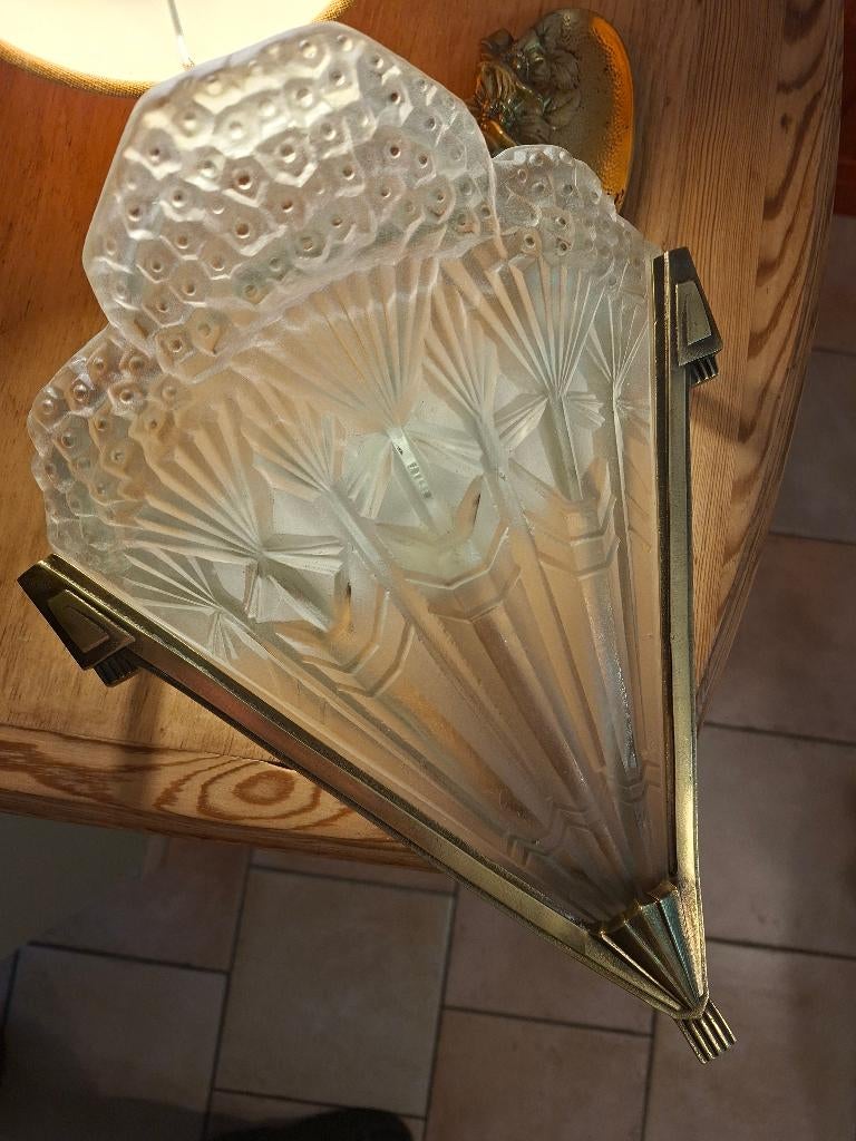 Applique art déco, Enlèvement ou Envoi, Verre
