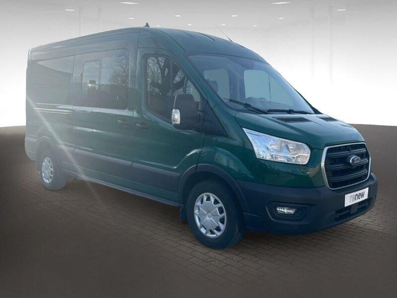 Ford Transit 3.5T L3H2 DUBBEL CABINE, Auto's, Ford, 0 kg, Monovolume, 4 cilinders, 96 kW