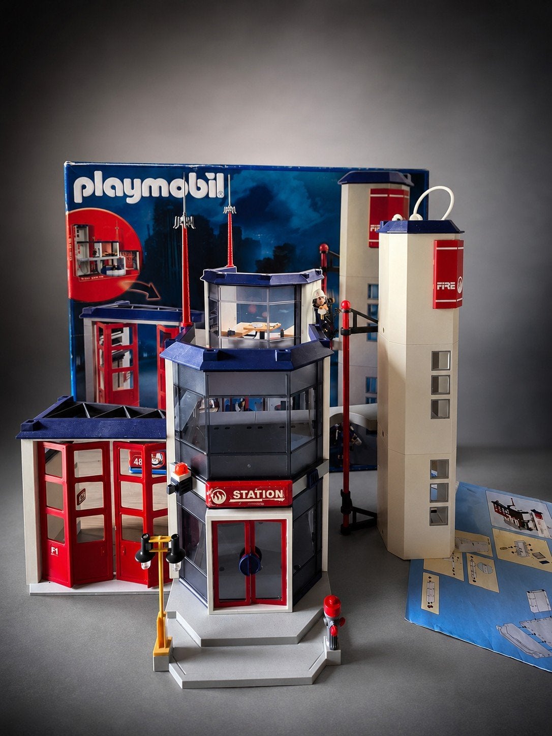 Playmobil 4819 Brandweerkazerne complete doos Gebruikershand