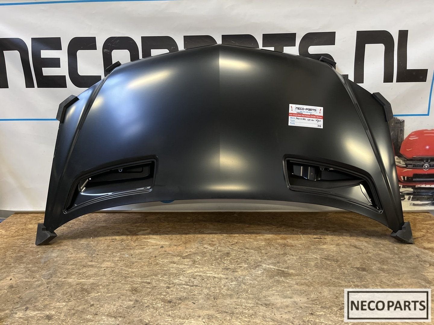 MERCEDES SPRINTER W907 MOTORKAP PRIMER NIEUW ORIGINEEL, Utilisé, -, Capot moteur, -