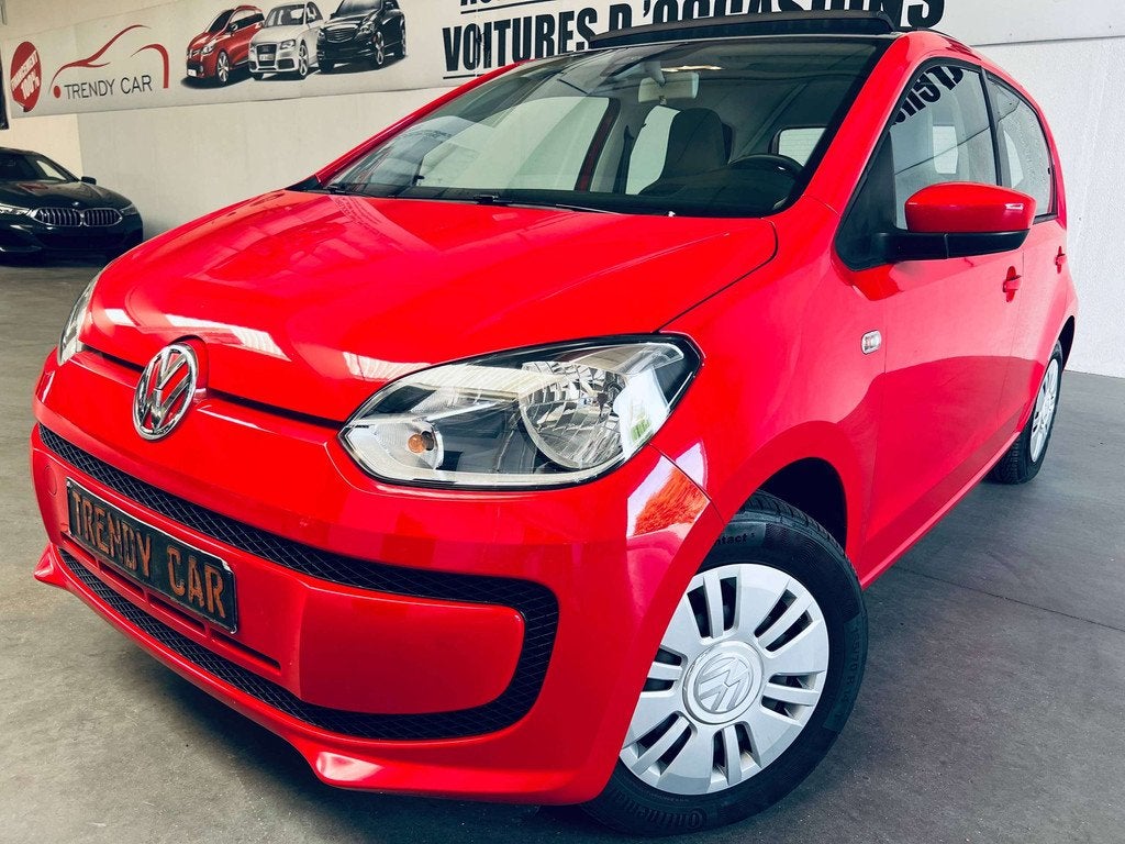 Volkswagen up! 1.0i Move up! SUNROOF+CARPASS+GARANTIE, Autos, Rouge, Achat, Entreprise, 1290 kg