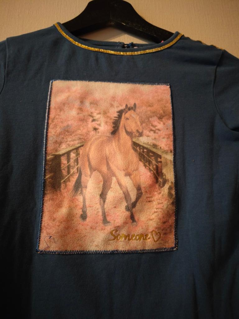 Longsleeve voor meisjes. Merk: Someone. Maat 134., Ophalen