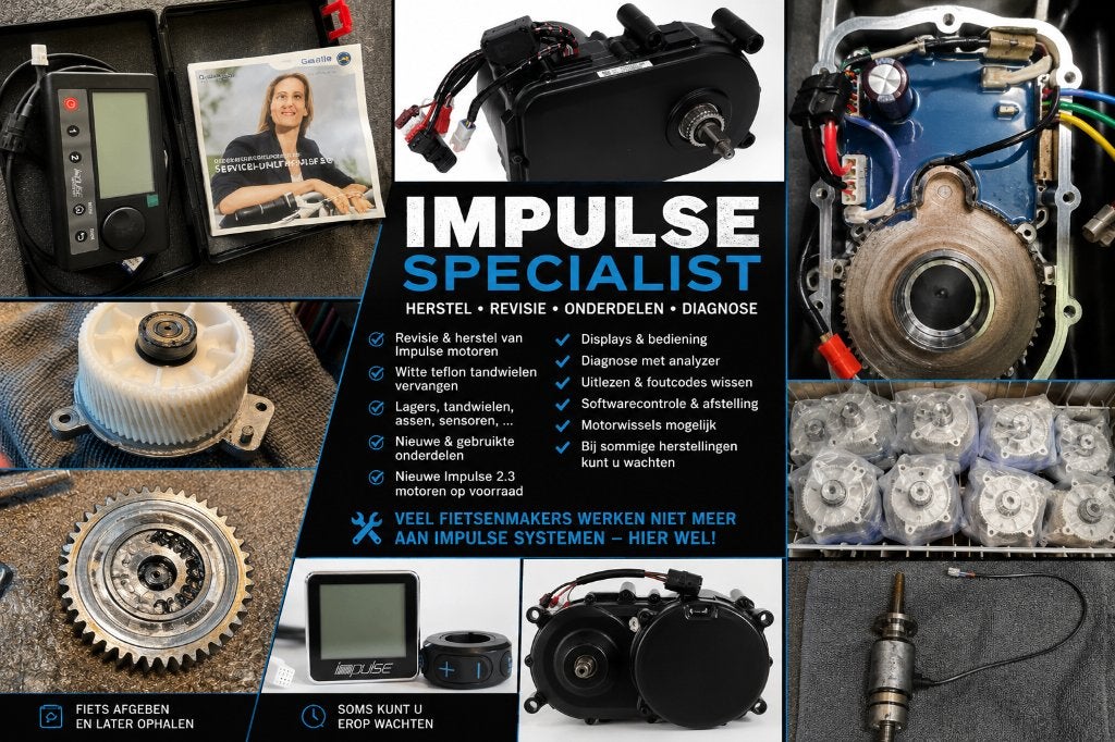 IMPULSE MOTOR HERSTELLEN EN / OF VERKOOP, Fietsen en Brommers, Fietsonderdelen, Ophalen of Verzenden, Zo goed als nieuw, Motor