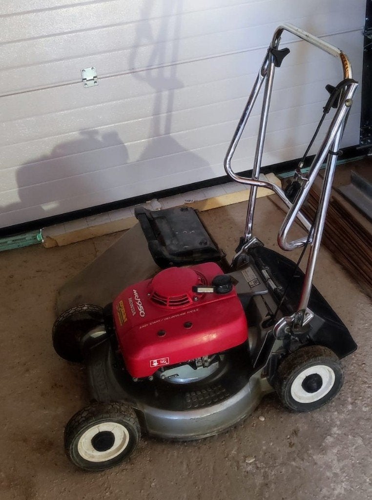 Grasmaaier Honda, Enlèvement, Bac de ramassage