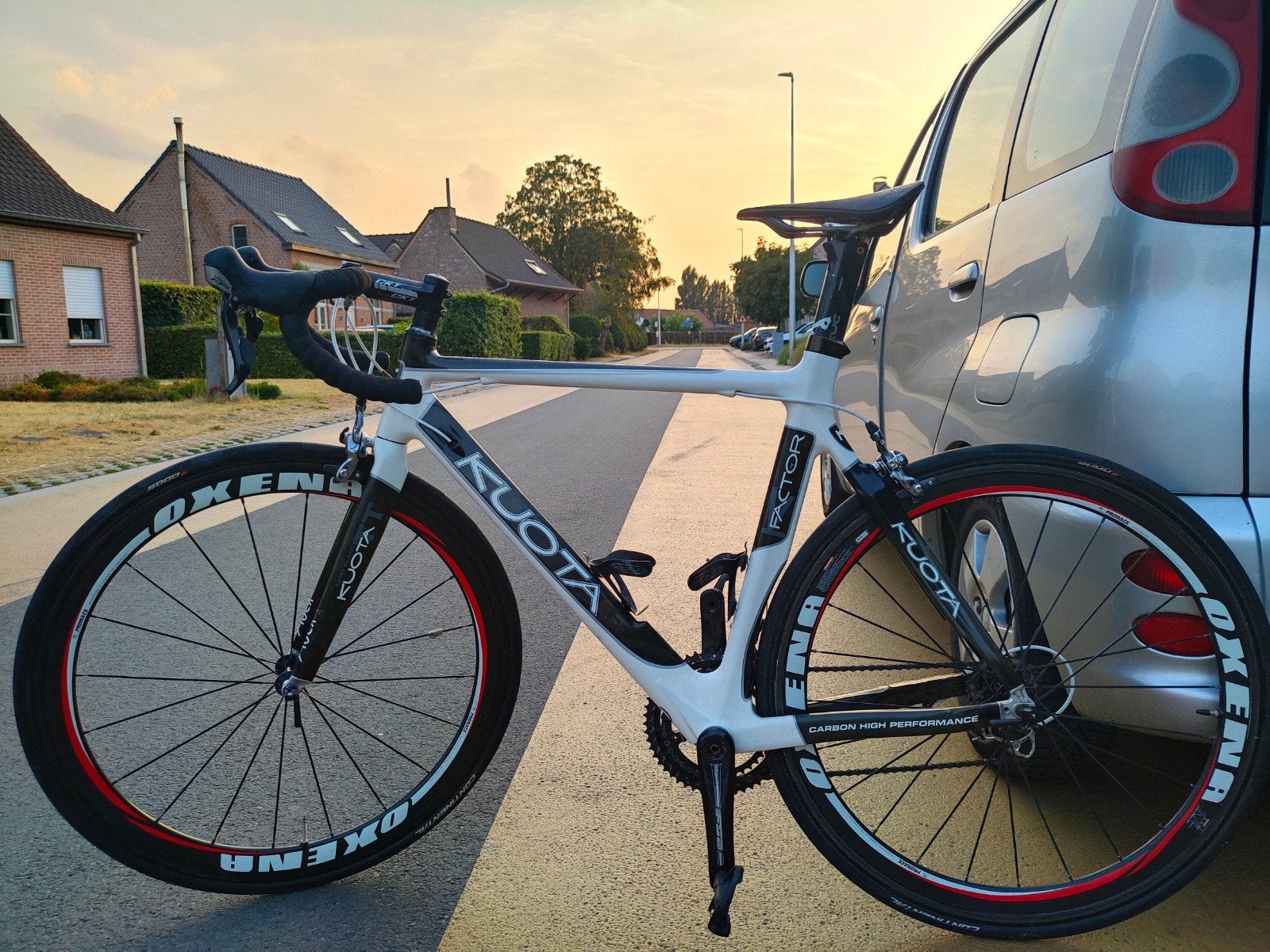 full carbon racefiets koersfiets road bike VASTE PRIJS, Fietsen en Brommers, 28 inch, Carbon, Zo goed als nieuw, 57 tot 61 cm