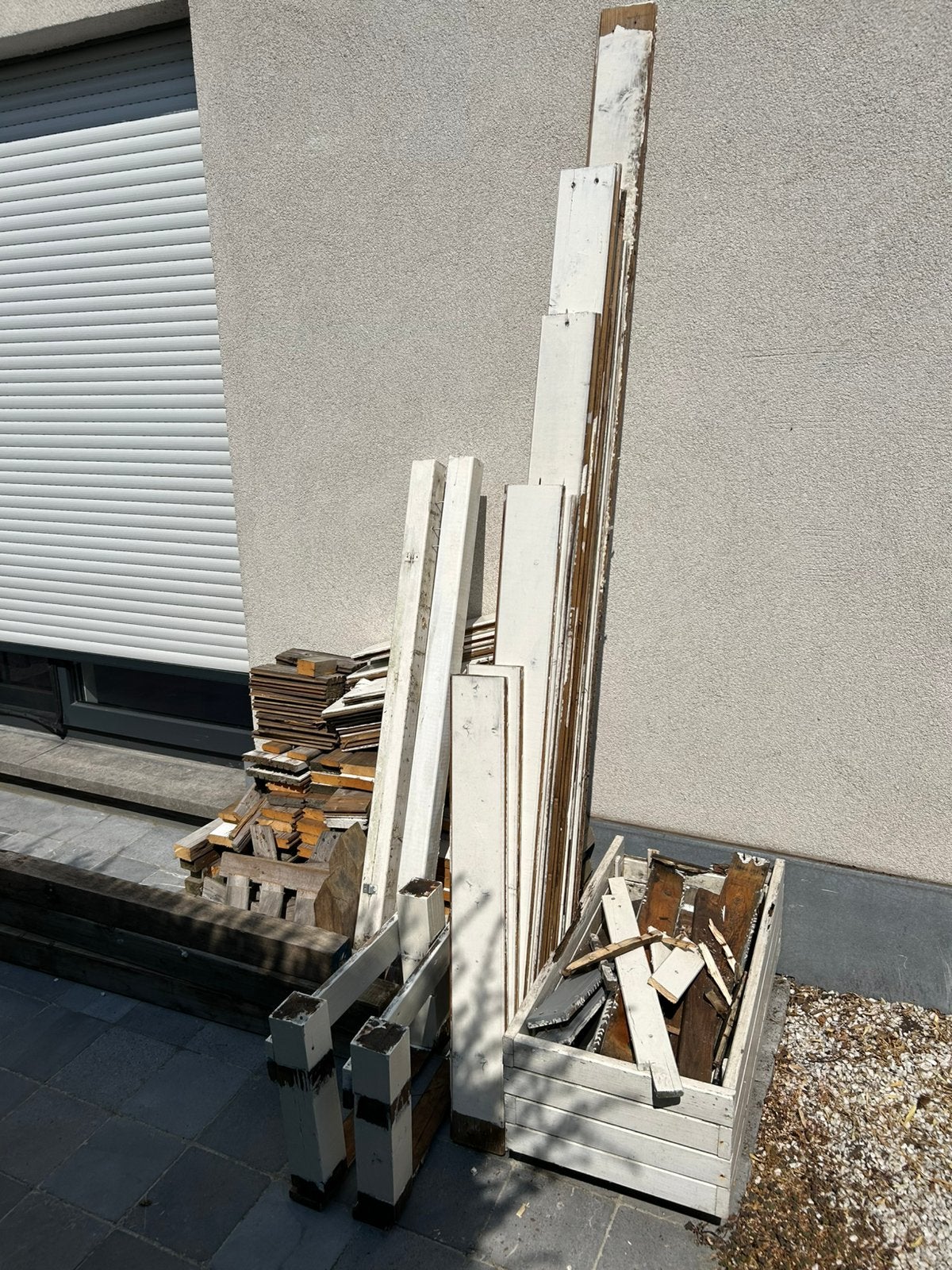 Brandhout GRATIS, Doe-het-zelf en Bouw, Steigers, Ophalen, Gebruikt