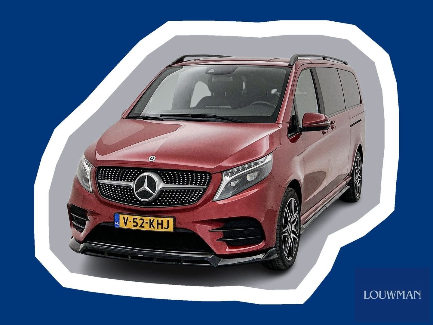 Mercedes-Benz V-klasse 250d DC L3 AMG 4-Matic Maxton Spoiler, Auto's, Mercedes-Benz, Automaat, Monovolume, Parkeersensor, Bedrijf