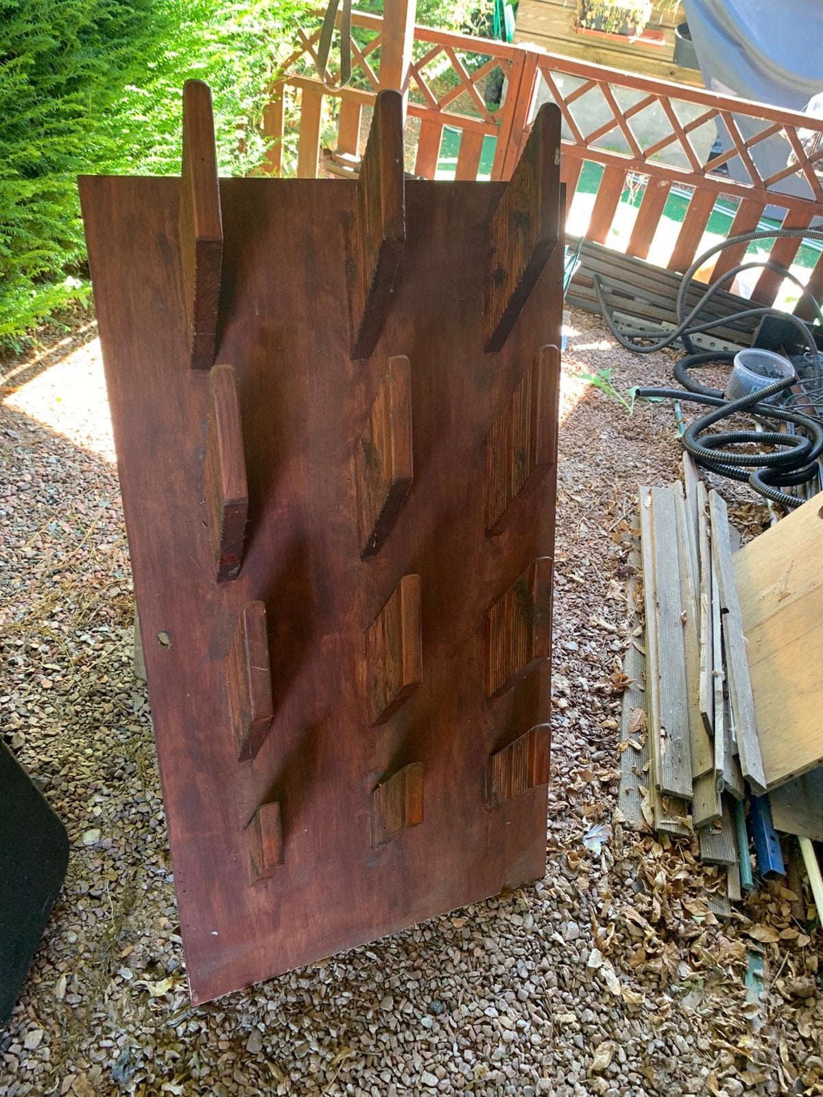 Porte fer a cheval, Enlèvement, Comme neuf, Moins de 180 cm, Bois dur