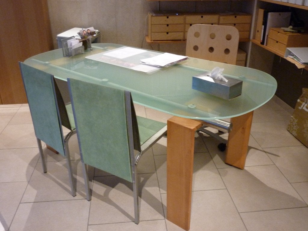 tafel, Ophalen, Gebruikt, 50 tot 100 cm, Glas