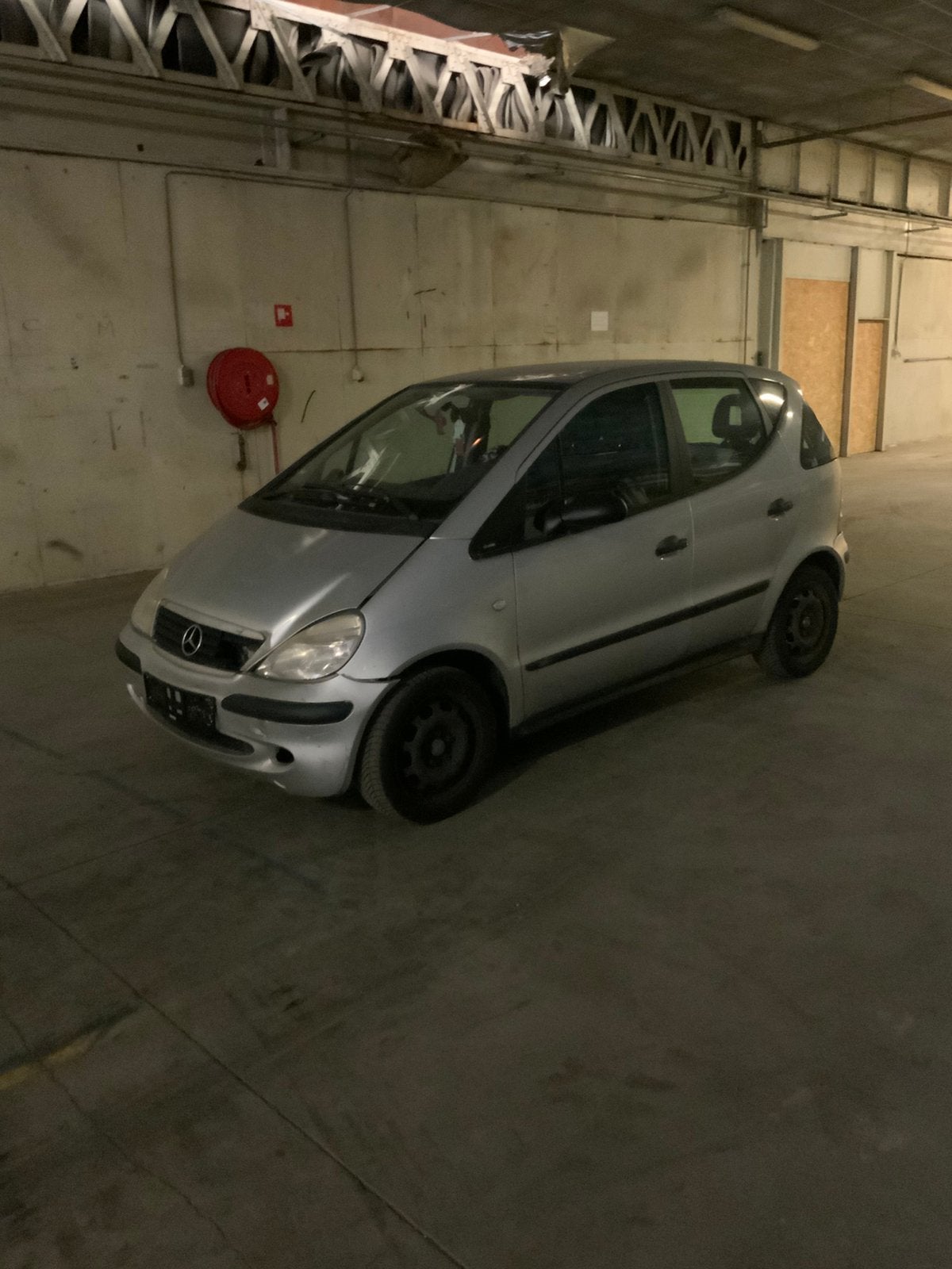 Mercedes klasse A160 benzine voor onderdelen, Ophalen