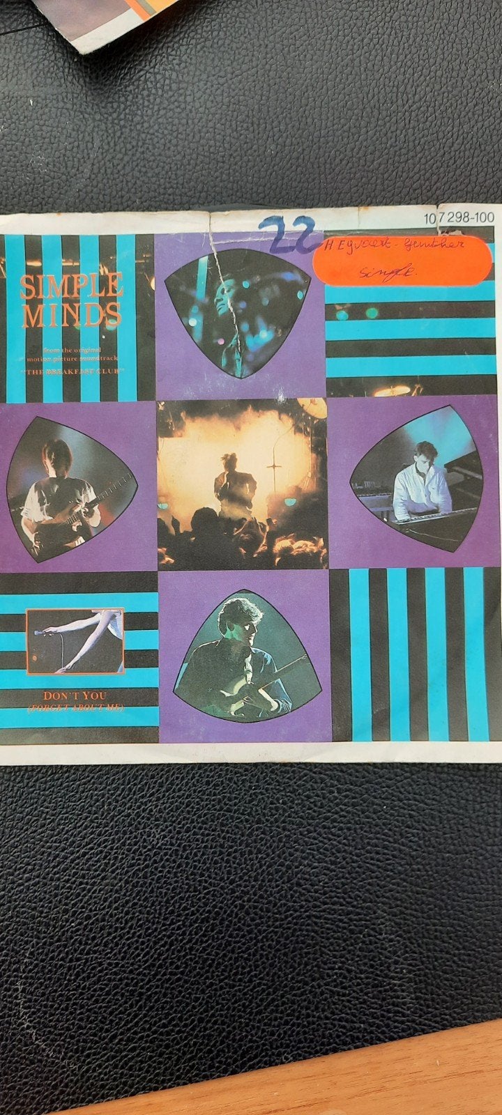 simple minds  45t single 2x, Cd's en Dvd's, Ophalen of Verzenden