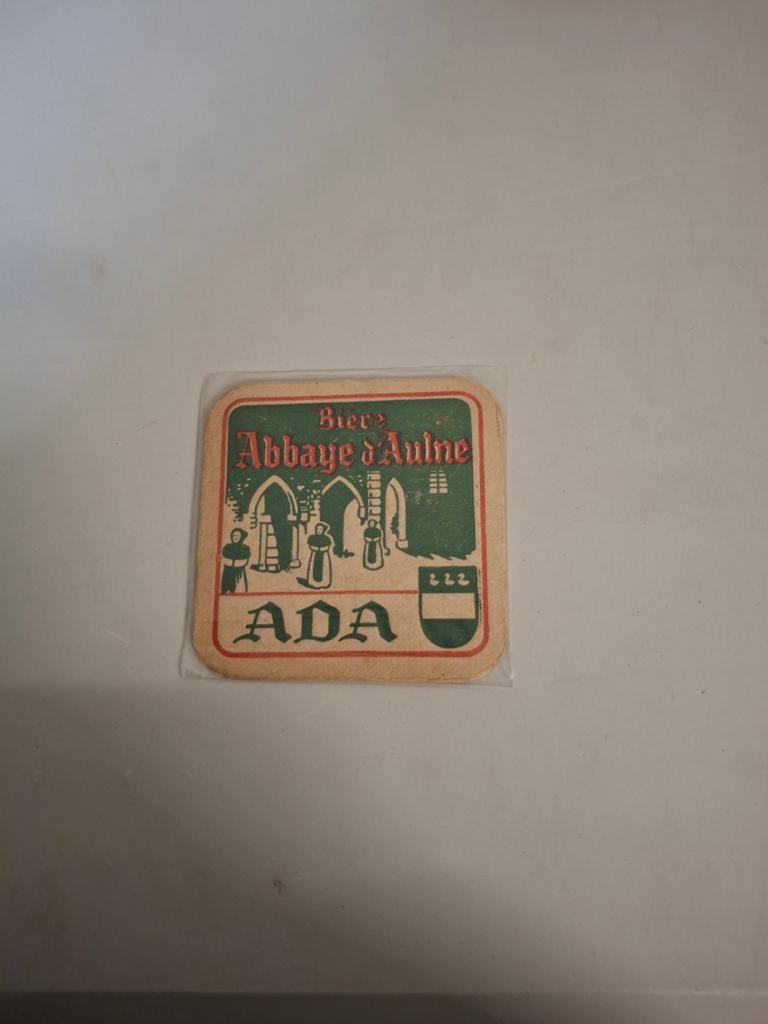 Oud bierviltje abbaye d'aulne, Collections, Enlèvement ou Envoi