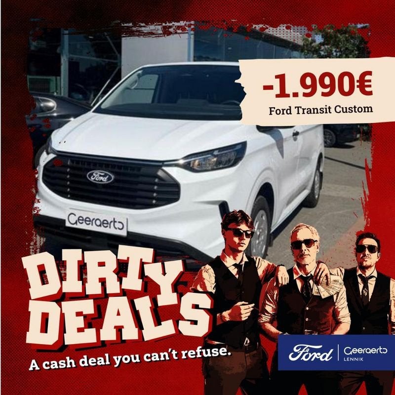 Ford Transit Custom, Voorwielaandrijving, Stof, Gebruikt, Zwart