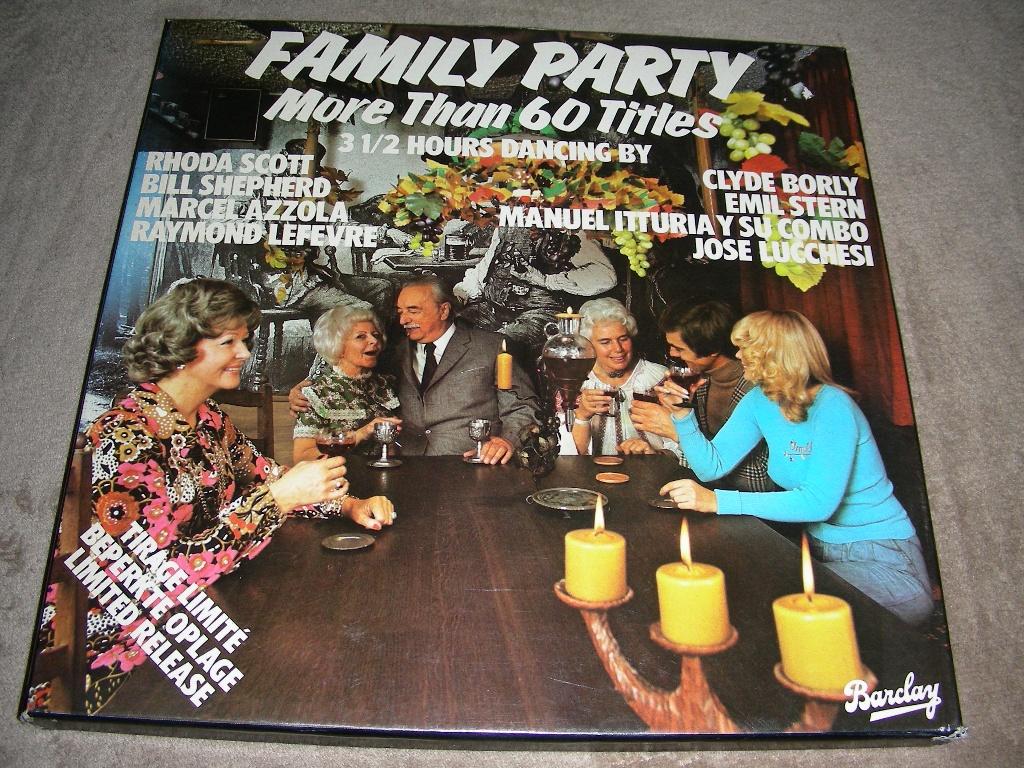 4 LP's Family party more than 60 titles, beperkte oplage, Ophalen of Verzenden, Zo goed als nieuw, 12 inch