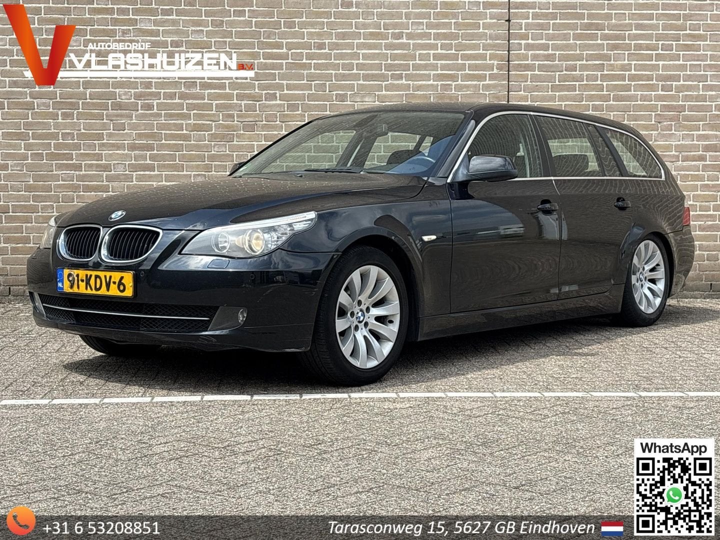 BMW 520 5-serie Touring 520i Corporate Lease Business Line E, Autos, Entreprise, Noir, Break, Automatique