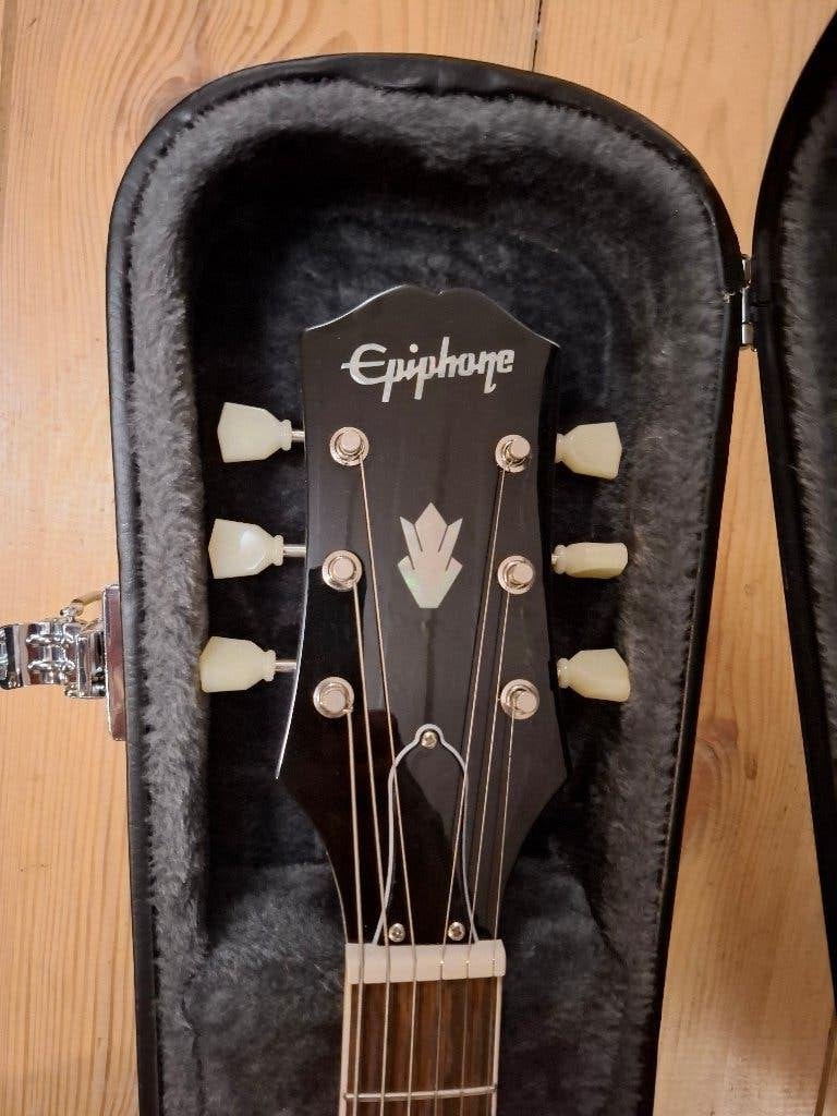 Epiphone Nighthawk Studio Pelham Blue, Enlèvement, Comme neuf, Solid body, Epiphone