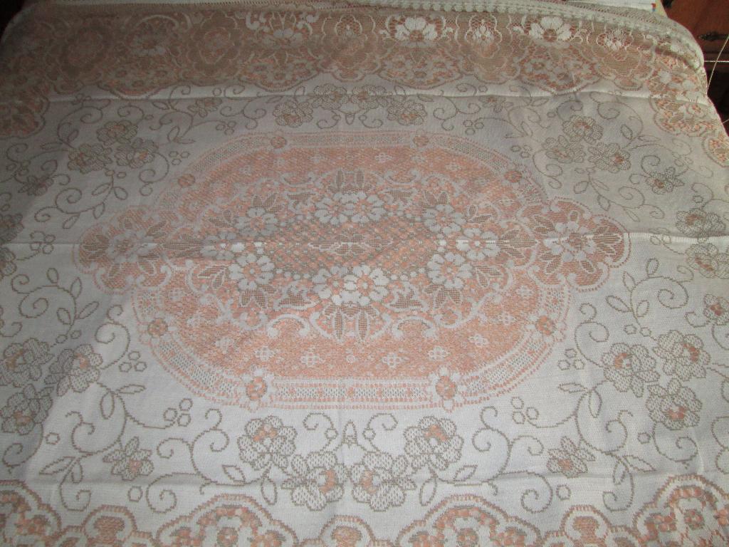 Nappe en crochet – dentelle, Ophalen, Zo goed als nieuw, Rechthoek, Binnen