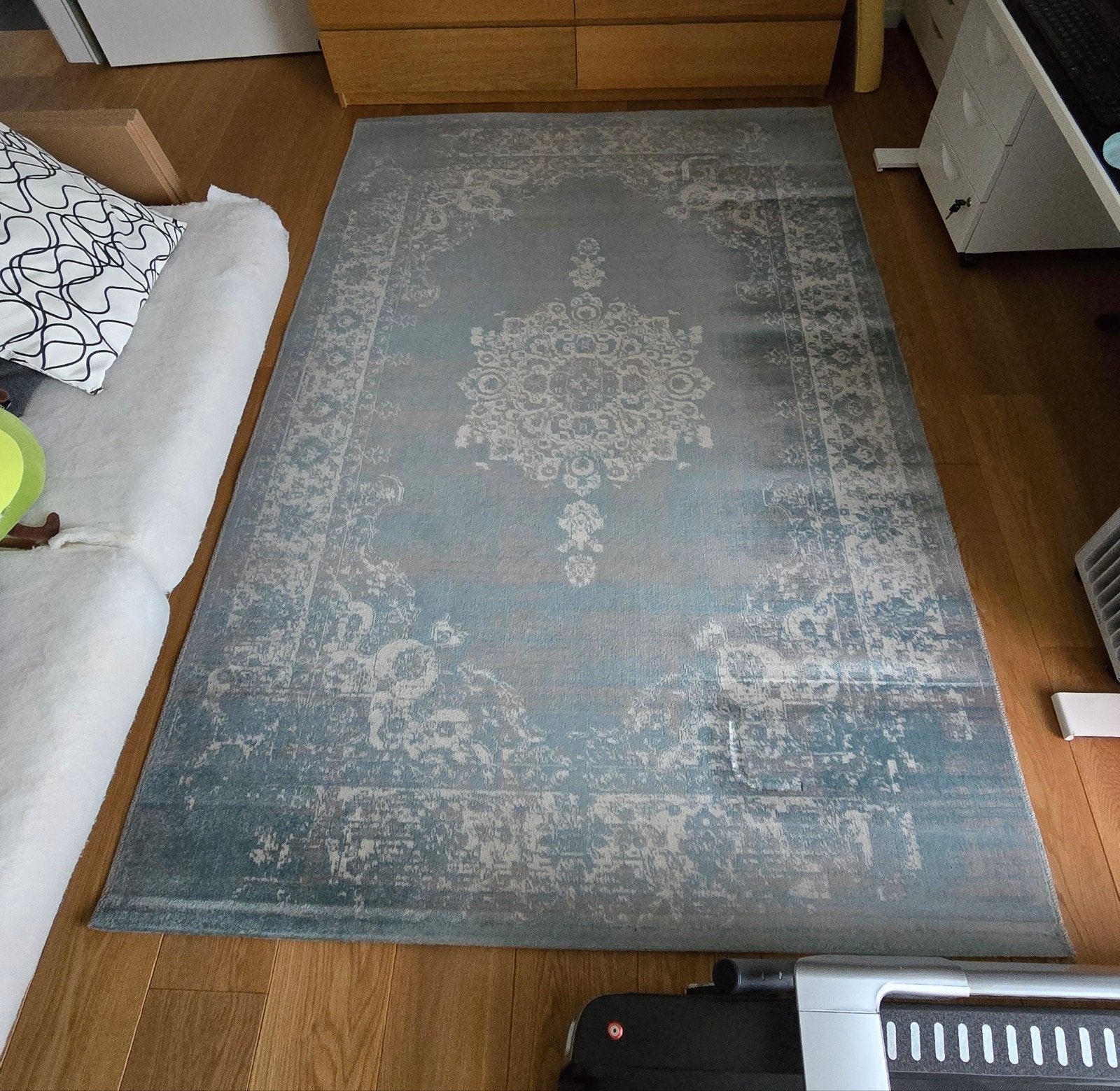 Livia Living Cool vintage 160x230 Grijs/Blauw, Huis en Inrichting, Stoffering | Tapijten en Vloerkleden, Ophalen, Grijs