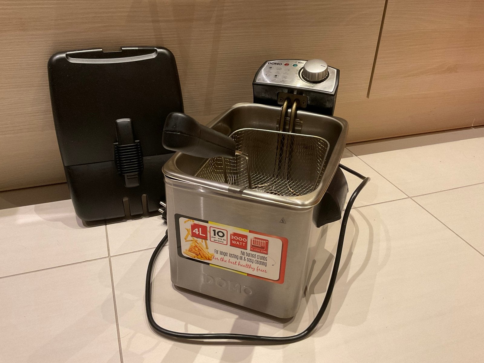 Friteuse, zelden gebruikt, Electroménager, Friteuses, 3 à 4 litres, Enlèvement