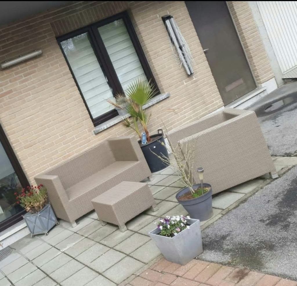 tuinsalon, Ophalen, Kunststof, Gebruikt, 3 zitplaatsen