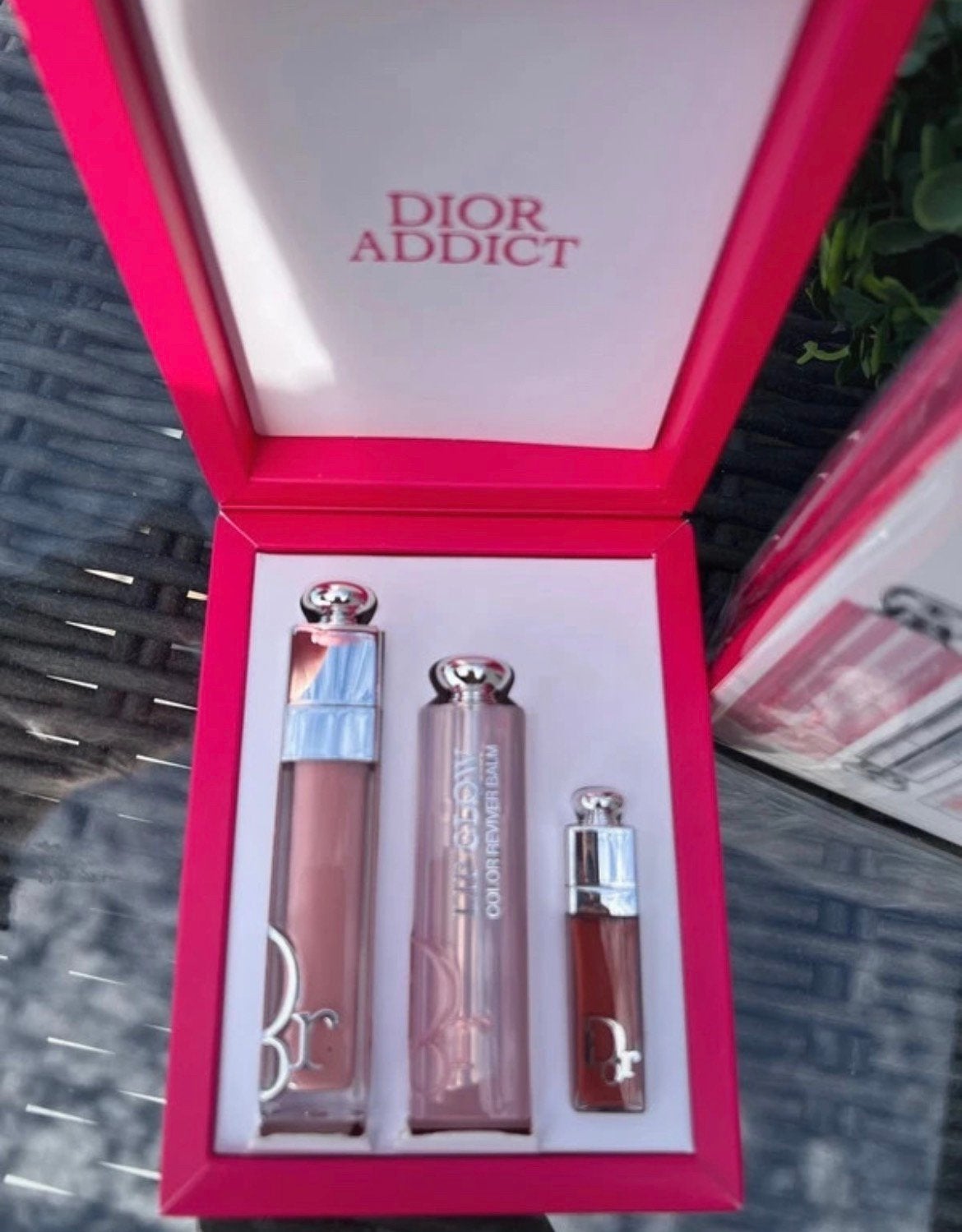 Coffrt Dior avec 3 gloss repulpant, Enlèvement ou Envoi, Comme neuf