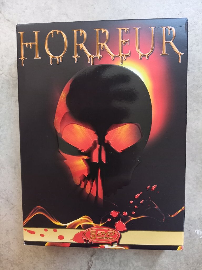 coffret horror de 5 dvd cannibales état neuf, CD & DVD, DVD | Horreur, Comprend un boîtier, Enlèvement ou Envoi, Français, Comme neuf