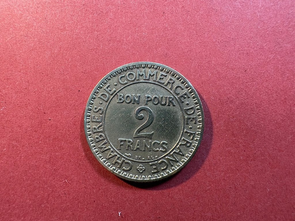 France - 2 Francs 1924 (Chambres de Commerce) (#343#), Timbres & Monnaies, Monnaies | Europe | Monnaies non-euro, Monnaie en vrac