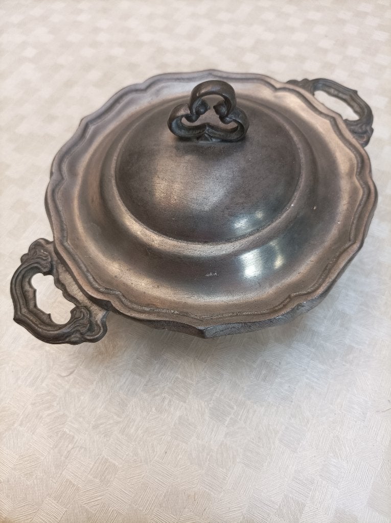 Tinnen bonbonière, Antiek en Kunst, Curiosa en Brocante, Ophalen of Verzenden