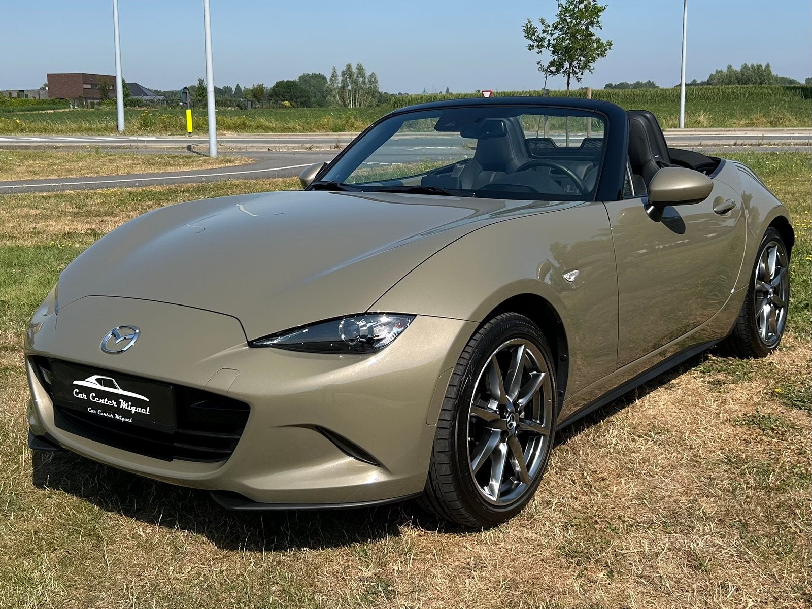 Mazda MX5 ND 2.0l 184PK /Zircon Sand/fabriekgarantie, Cuir, Achat, Phares entièrement LED, Boîte manuelle